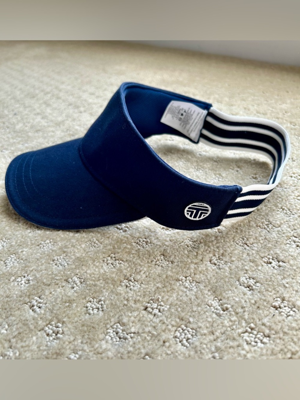 NWOT Tory Burch Tory Sport Cotton Tennis Visor in Tory Navy